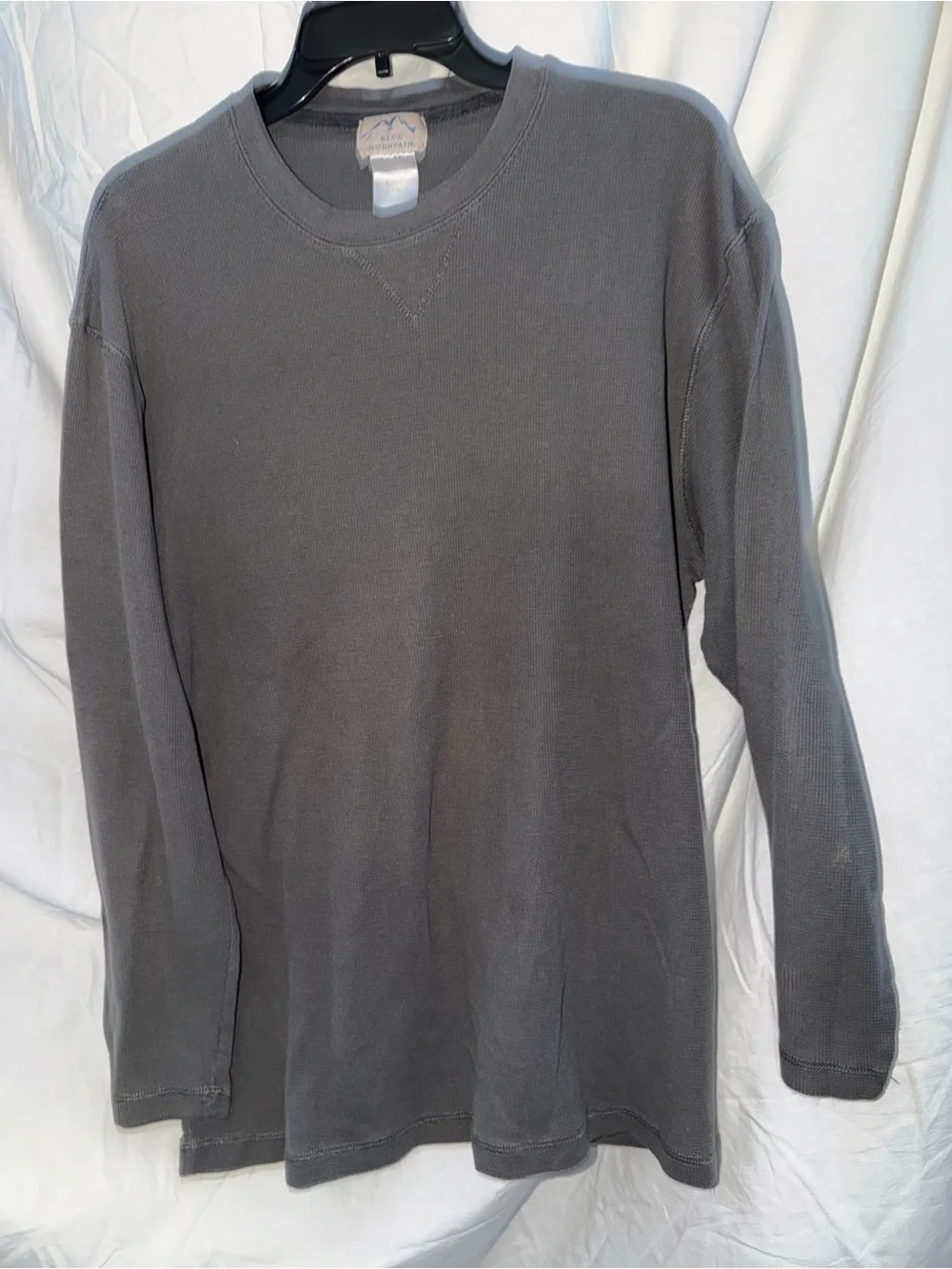 Men's Crewneck Thermal Sweater - Gray